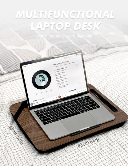 Laptop Desk Lazy Person Laptop Desk Portable With Handheld Ipad Slot Phone Slot Suitable For Bed Sofa Car