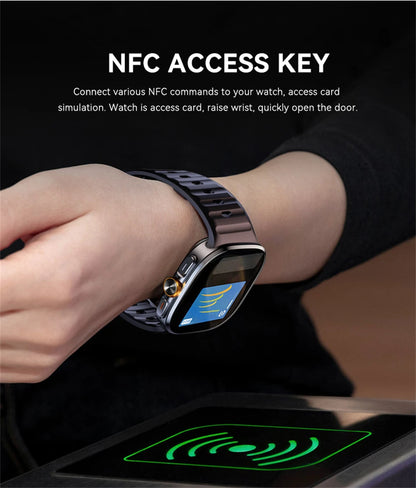 5G/4G Full Network Smart Watch 2.40 inch Big Screen HD Video Call 8GB+128GB RAM 2100mAh Google Play WIFI GPS Sim Card Smartwatch