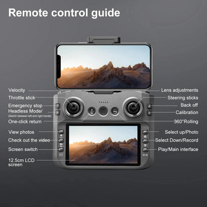 S156 Drone Professional 4K HD Dual ESC Camera FPV WiFi RC Dron Brushless Motor with Optical Flow Positioning Quadcopter Drone