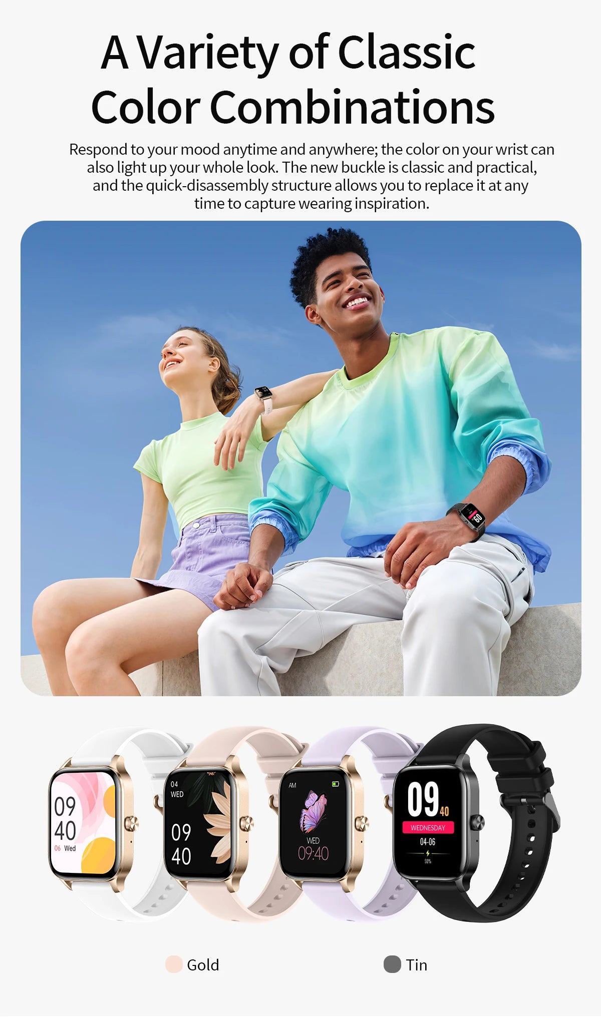 Fashion Smart Watch Men Women 1.85” HD Screen Custom Watch Face Health Monitor Women’s Watch Bluetooth Call Sports Smartwatches