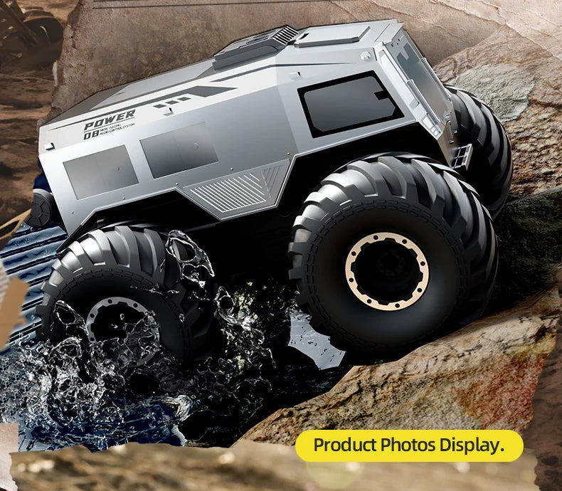 NEW RC Cars 4WD All Terrain Cross Country Car RC Water Land Amphibious 2.4G Toy Drift Racing Remote Control Car Kids Gift