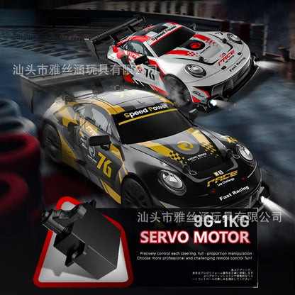 New RC1:24 full-scale remote control driftcar high-speed four-wheel driveremotecontrol racing carwith lightingsimulationcarmodel