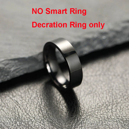 2025 Smart Ring with Display Screen and Touch, Wireless Charging, Health Manager, 5 ATM Waterproof For Men Women Rings R12 R11
