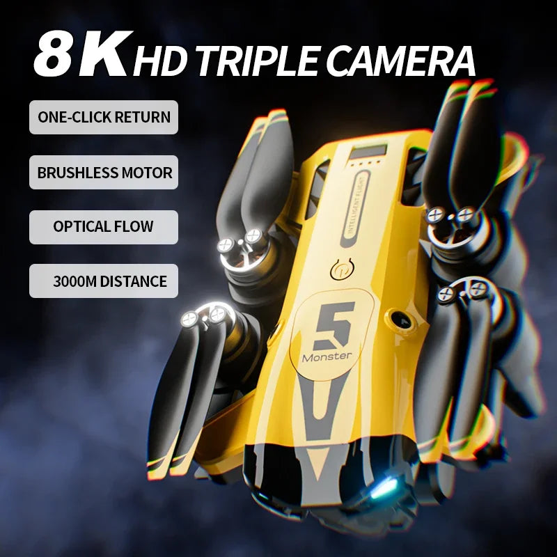 Xiaomi M5 Drone Professional Three Camera 360° Obstacle Avoidance Photography Optical Flow Positioning Brushless Security Drone