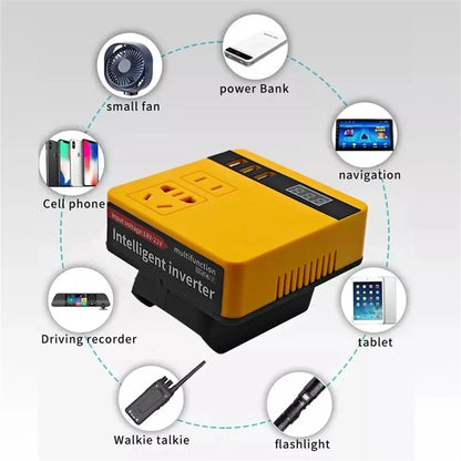 120W Lithium Battery Inverter DC 18V-21V To AC 220V for Makita Smart Transformer Outdoor Work Inverter