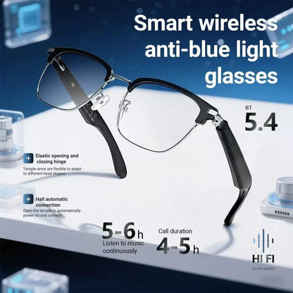 GT-33 smart glasses anti-blue light glassesTranslation Sunglasses Voice Remote Control Music Eyewear Waterproof Eyeglasses
