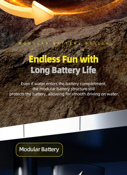 NEW RC Cars 4WD All Terrain Cross Country Car RC Water Land Amphibious 2.4G Toy Drift Racing Remote Control Car Kids Gift