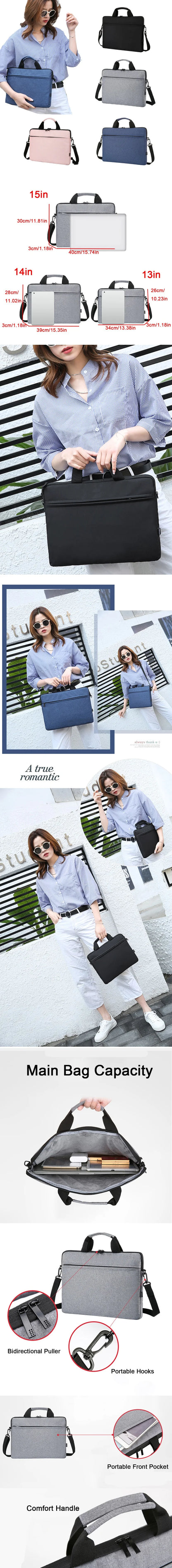 Laptop Bag, Men And Women With The Same Simple Shoulder Computer Bag, High-quality Handbag, 13-inch 14-inch 15-inch Optional