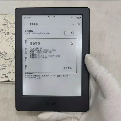6"Original Kindle 8th E-Book Reader Ink Touch Screen Ebook Without Backlight E-ink Supports Multiple Languages Ebook Reader Gift