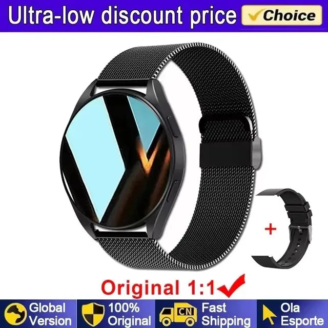 Smartwatch Women Watch 6 Health Monitoring Watch Waterproof Voice Assistant Bluetooth Call Smart Watch 2025 New