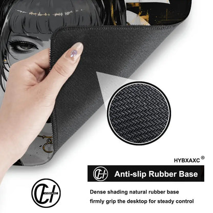 Large Gaming Mouse Pad Customizable Pattern Upgraded Smooth FPS Esports Office Gaming Desk Mat Gaming Accessories Rubber Mats