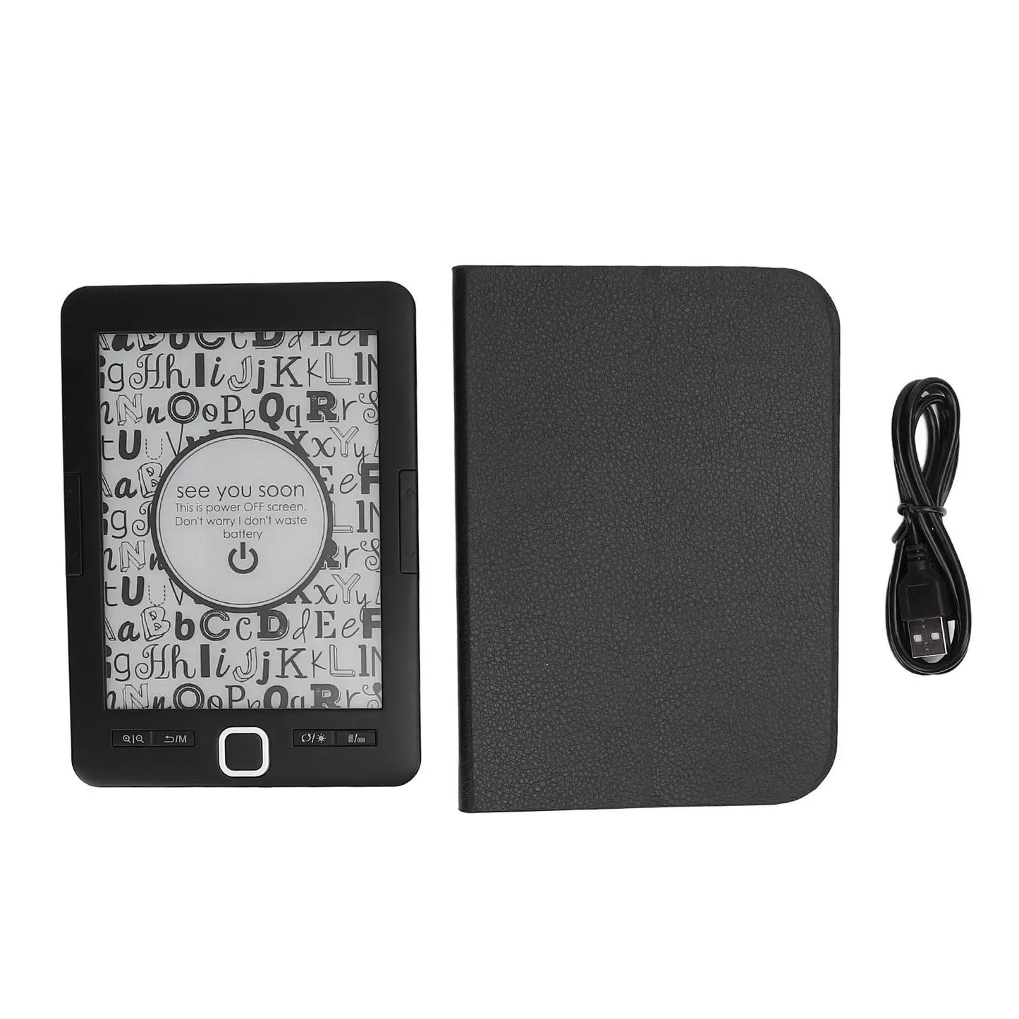 Electric Book Reader Portable Text Highlighting Ink Screen Book Reader Reduce Eye Strain with 8G Storage for Home for Commuting