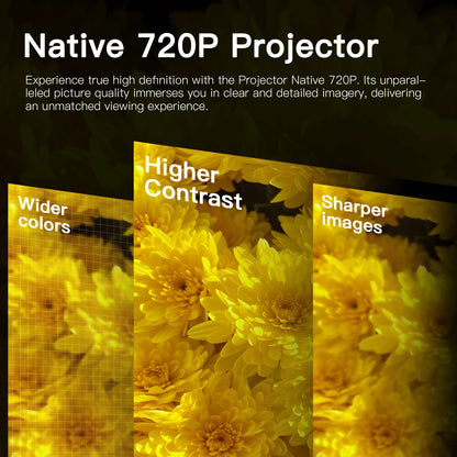 Smart S40 Android 11Projector Support 4K 1080P 2.4G/5GWIFI BT5.0 Projector 1280*720P Home Cinema Portable Projector