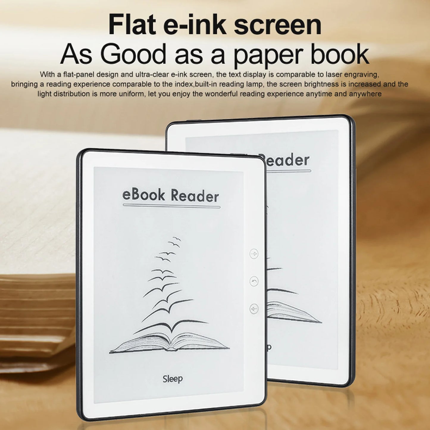 BK576 5.76 Inch  Open E Book Reader for Android 8.1 1GB 16GB Eye Friendly E Reader Digital Book Reader E Book Reader