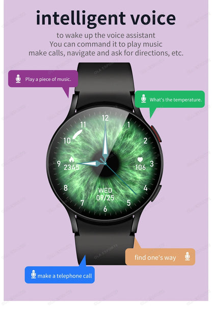 Smartwatch Women Watch 6 Health Monitoring Watch Waterproof Voice Assistant Bluetooth Call Smart Watch 2025 New