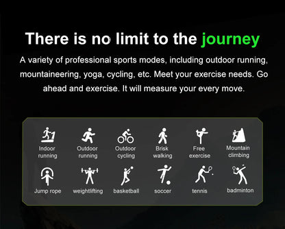 New Outdoor Rugged Military GPS Sports Track Smartｗatches Men's Waterproof Bluetooth Call Voice Assistant Heart Rate Smart Watch