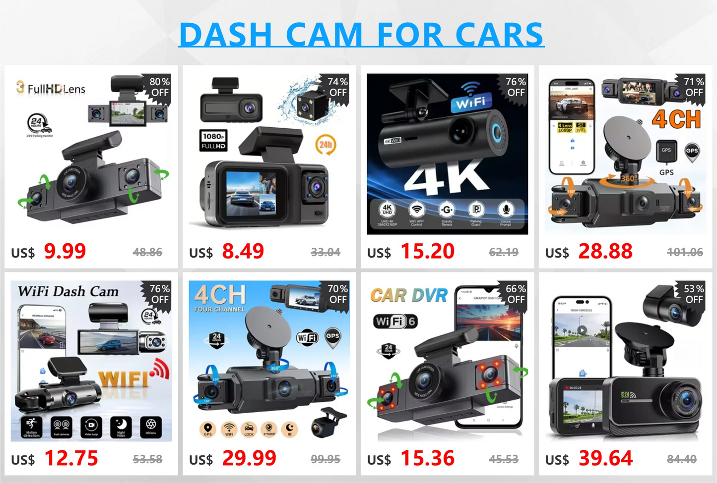 Dash Cam 3.16 Inch Dual Lens Dash Cam, Front Built-in Camera G Sensor HD Night Vision Wide Angle Car Accessories tools
