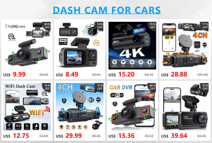 Dash Cam 3.16 Inch Dual Lens Dash Cam, Front Built-in Camera G Sensor HD Night Vision Wide Angle Car Accessories tools