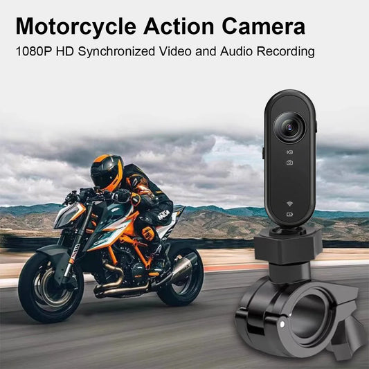 Multifunctional 4K Sports Camera WiFi Waterproof 120° Wide Angle Magnetic Mount Loop Recording for Cycling Travel Adventure