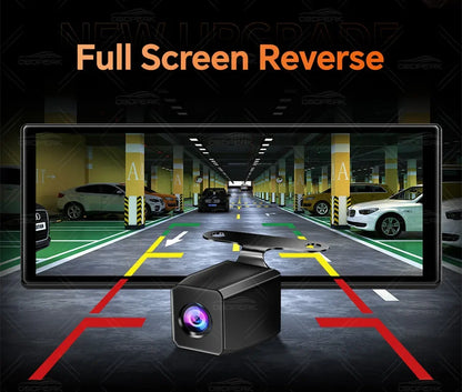 Dash Cam 5K Front Rear Car Camera Wireless CarPlay & Android Auto  WiFi GPS 11.3" Touch Screen GPS Navigation Night Vision DVR