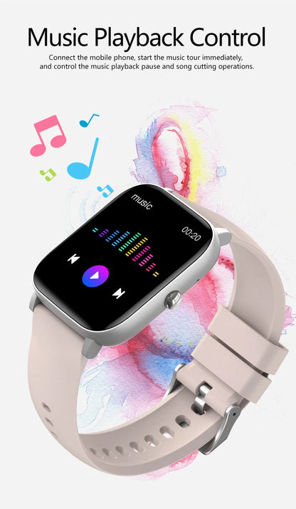 LIGE 2025 Smart Watch Men 1.85'' Screen Lady Gift Sports Fitness Watches Bluetooth Calling Digital Wristwatch For Android Phone