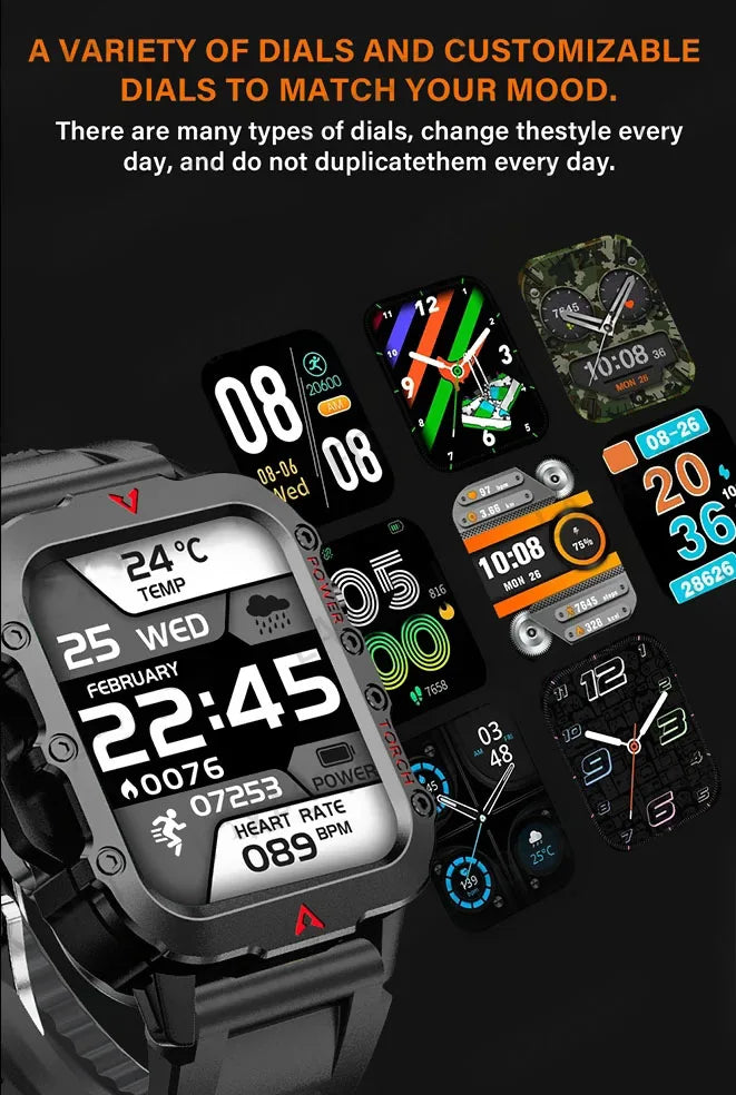 2025 New Smartwatch For Women GPS Smart Watch Men 1.71 Inch HD Display GPS & Make/Receive Phone Calls 400mAh Battery Braceletes