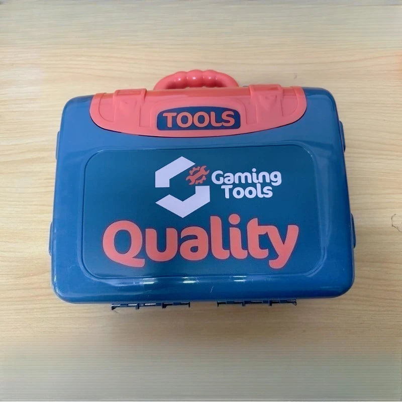 New Gifts 3-in-1 Kids' Toolbox Engineer Simulation Repair Tools Pretend Toy Set with Drill Screwdriver Tool Kit Play Toy Box