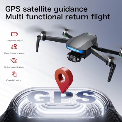 S-X1 GPS Drone Professional 3-Axis Gimbal 5G WIFI 4K Camera RC FPV Drone with Screen 5KM Digital Image Transmission Aerial UAV