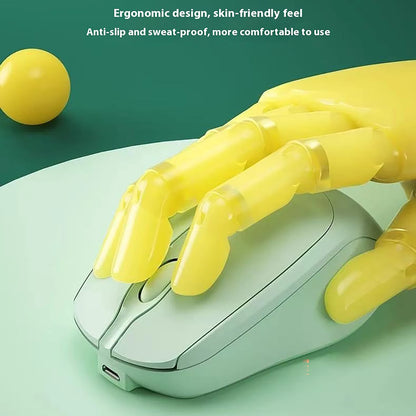 Wireless Mouse, Rechargeable, Computer Game Office Mouse, Dual-Mode Ergonomic Mouse, Portable Multi Color Mouse, Suitable for Pc