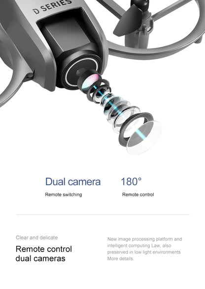 For Xiaomi D16 Mini Drone 8K HD Dual Camera Profesional 180° Electric Adjustable GPS Positioning Obstacle avoidance Bushless UA
