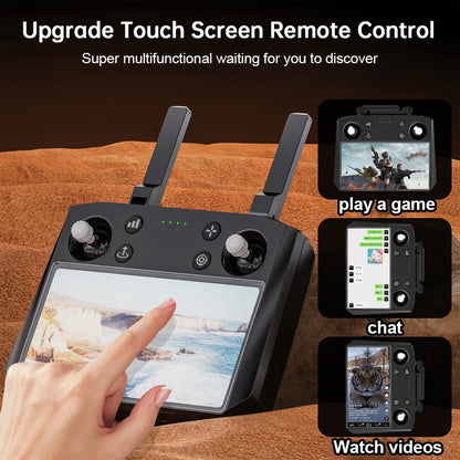 10KM 35 Mins With Touch Screen RC K10 Professional GPS Drone with 3-Axis Gimbal 8K Dual Camera FPV Brushless Airdrop Quadcopter