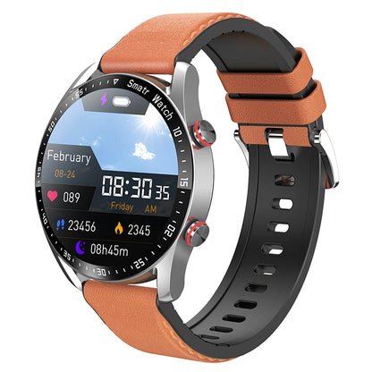 ECG+PPG Smartwatch Men Health Monitoring Exercise Fitness Tracker Bluetooth Call Music Player Waterproof Smart Watch Men 2024New