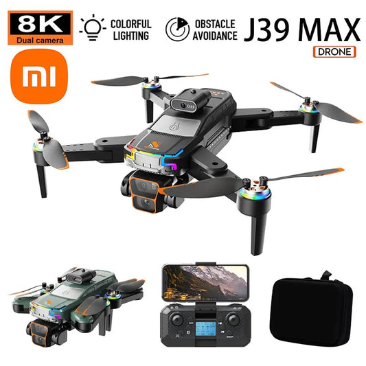Xiaomi Mijia JS39 Drone 8K HD with Obstacle Avoidance&Optical Flow,Brushless Motor Foldable RC Quadcopter for Aerial Photography