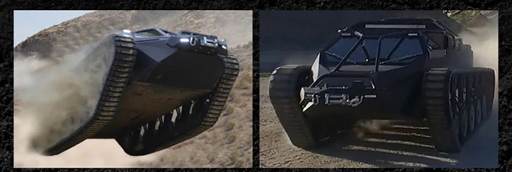 JJRC C8812 / C8812 MAX RC Car Full Scale Tracked Tank Simulation 2.4G Remote Control Car Drift LED Light Off-Road RC Toy As Gift