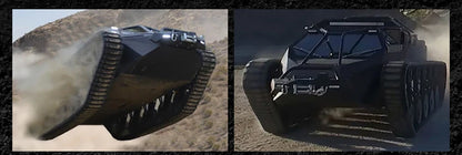 JJRC C8812 / C8812 MAX RC Car Full Scale Tracked Tank Simulation 2.4G Remote Control Car Drift LED Light Off-Road RC Toy As Gift