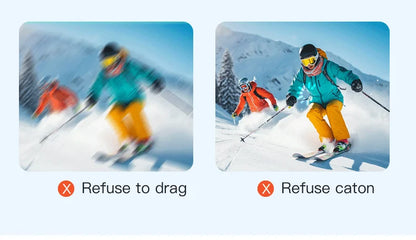 4K WiFi Thumb Sports Camera Motorcycle Bike Waterproof DV Cycling Recorder Magnetic Attraction Outdoor Portable Small Camcorder