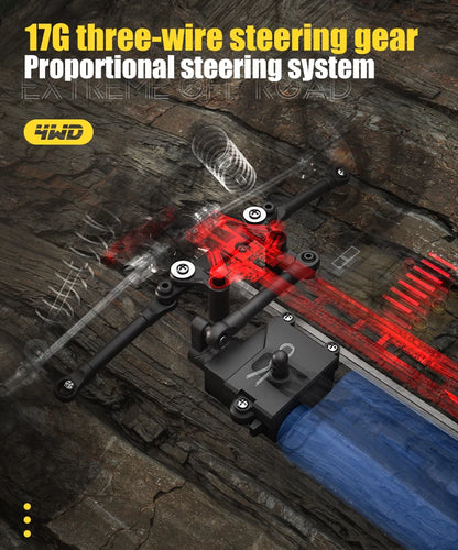 Rc Car Off Road 4x4 50km/h Or 75km/h High Speed Brushless Motor Monster Truck 1/16 Desert/Snow Racing Drift Cars Toys For Boys