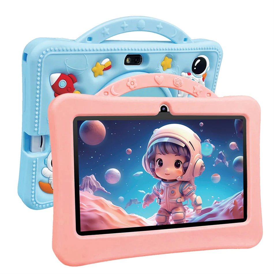 2025 New Cartoon Pattern Kids Tablet 7 Inch 4GB RAM 128GB ROM 3200mAh Android Learning Education Games Tablets Children's Gifts