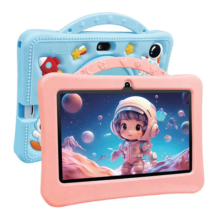 2025 New Cartoon Pattern Kids Tablet 7 Inch 4GB RAM 128GB ROM 3200mAh Android Learning Education Games Tablets Children's Gifts