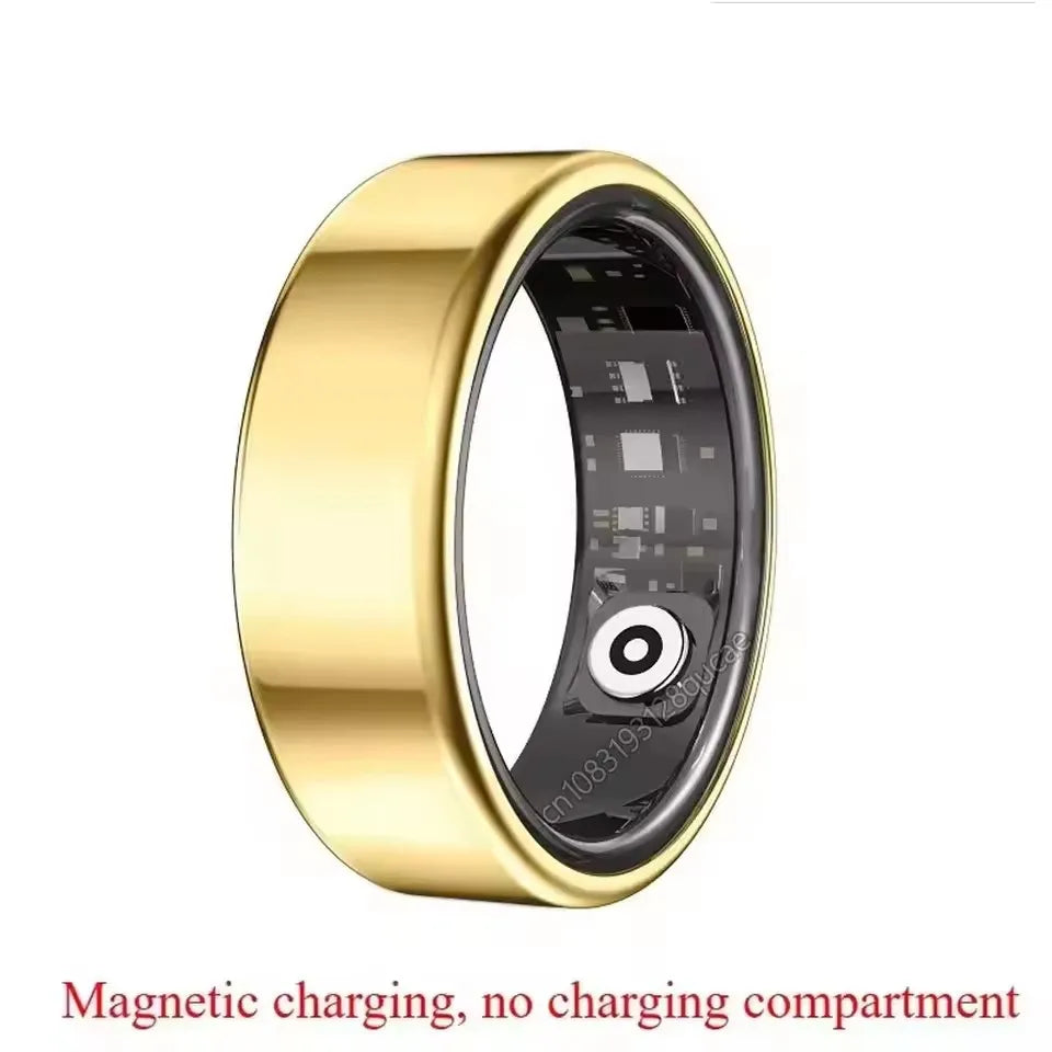 Smart Rings Steps Heart Rate Blood Oxygen Saturation Sleep Distance Calories IP68 Smart Ring Waterproof Multi-sport Mode Tracker