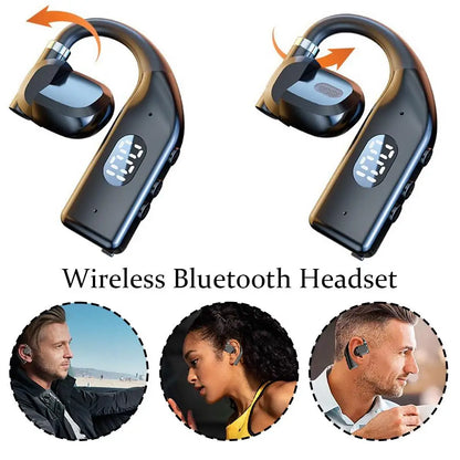 Earhooks Wireless Bluetooth 5.4 Headphones Gaming Sports Headset HiFi Stereo Noise Reduction Earbuds Earphone With Microphone