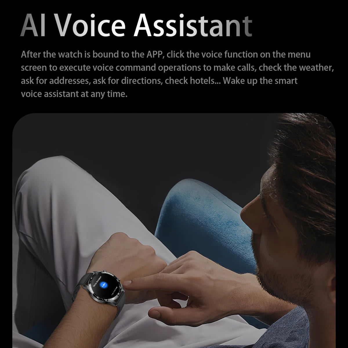 New Smart Watch 2025 1.5-inch Display Screen Bluetooth Calling Multiple Sports Modes For Android&IOS Men Women Smartwatch