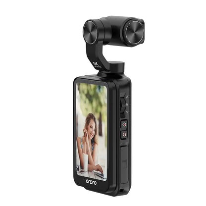 M5 Vlog Action Camera 5K 30fps/ 4K 60fps 3-Axis Anti-shake Digital Video Camcorder 180° Rotation Lens 3.5"Screen Face Tracking