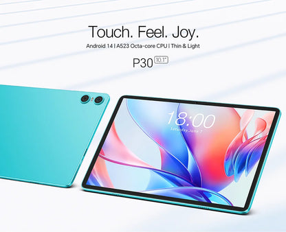 Teclast P30 Tablet  Allwinner  1.6GHz/ 4GBRAM/64GB ROM/10.1inch 1280×800iPS/WIFI/6000mAh/Type-C/5MP+2MP Camera/Android 14)
