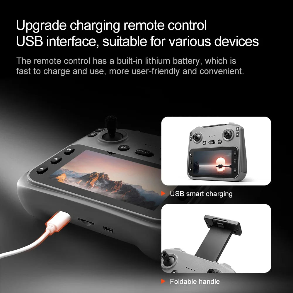 2025 V168 MAX GPS Drone Professional 8K Camera Aerial FPV Brush Avoiding Obstacle with Large Screen Remote Control Folding Dron