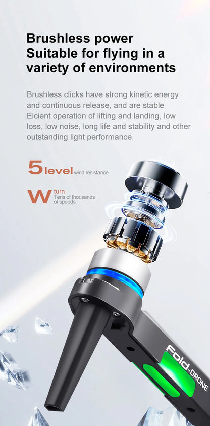 RG806MAX Drone 4K GPS Aerial Photography Optical flow hover Control Obstacle Avoidance Brushless 4-axis With screen Drones Toys