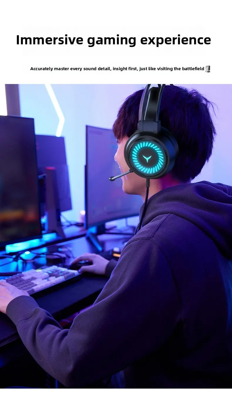 Hot Selling G58 Gaming Headphones Stereo Surround 7.1 Wired Headphones Microphones Esports Gaming Gear Over-ear headphones