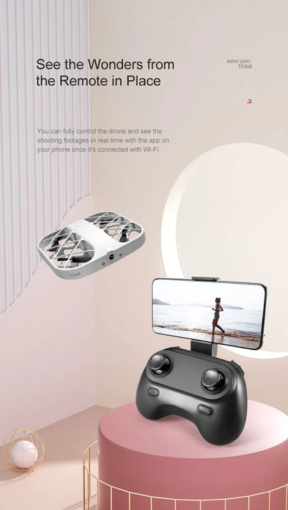 Xiaomi H107 Drone Mini Pocket Small Quadcopters Remote Control Helicopter 4K 8K With HD Camera Fpv Drones Christmas Gift For Kid