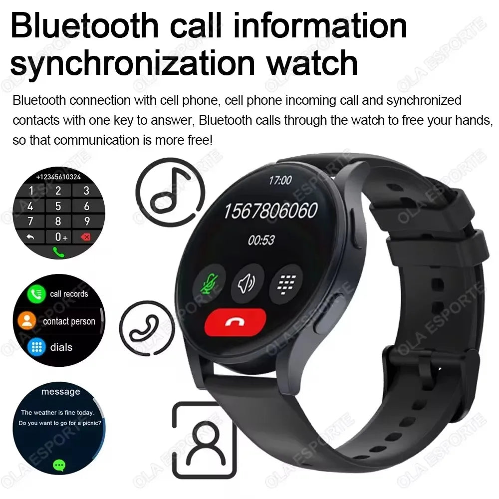 Smartwatch Women Watch 6 Health Monitoring Watch Waterproof Voice Assistant Bluetooth Call Smart Watch 2025 New