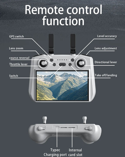 AE3 PRO Max NEW LCD SC GPS Drone 8K Dual Camera 5G Wifi FPV 3-Axis Gimbal Professional Obstacle Avoidance Quadcopter RC Dron Toy